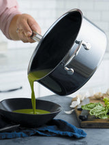 Hestan NanoBond Stainless Steel 1.4 Litre Non-Stick Saucepan & Lid 16cm