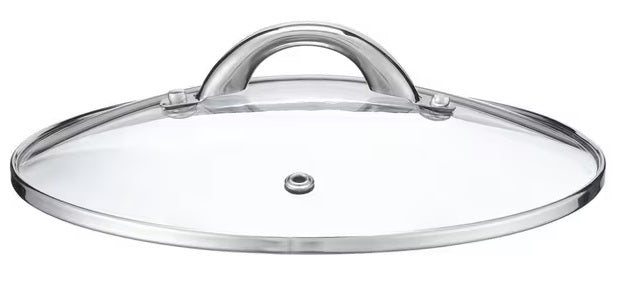 John Lewis Classic 3 Pieces Saucepan & Glass Lid Set - Stainless Steel