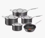 Jamie Oliver by Tefal Hard Anodised Aluminium Non-Stick 5 Piece Pan Set