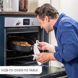 Jamie Oliver by Tefal Hard Anodised Aluminium Non-Stick 5 Piece Pan Set