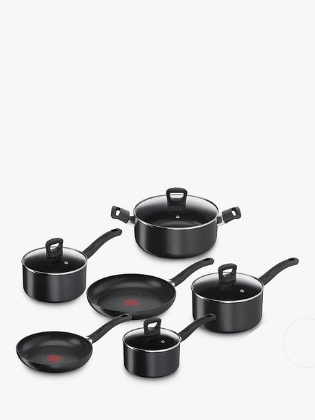 Tefal Enhance Aluminium Non-Stick Frying Pan & Saucepan Set - 6 Piece - Kazoop 