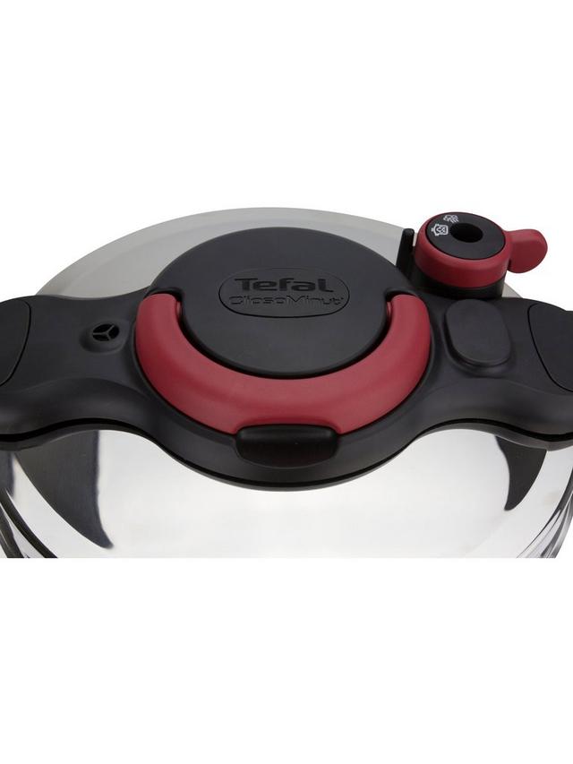 Tefal Clipso Minut' Easy Stovetop Pressure Cooker 6L - Stainless Steel