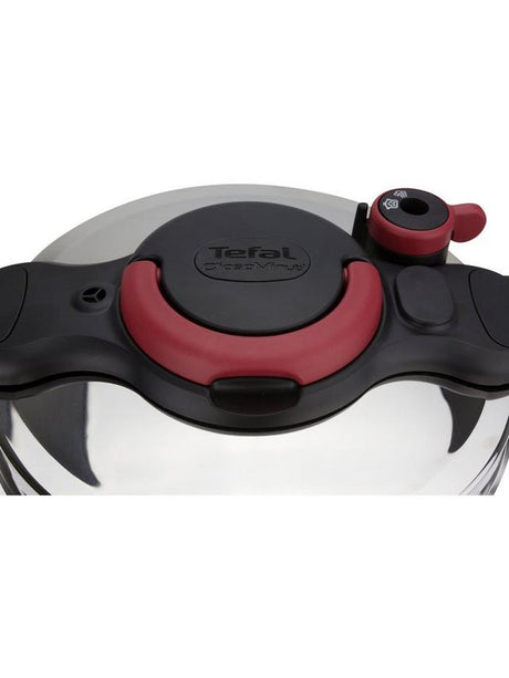 Tefal Clipso Minut' Easy Stovetop Pressure Cooker 6L - Stainless Steel