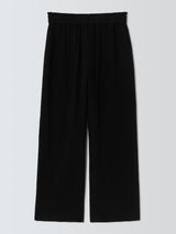Rails Leon Women's Cotton Mid Rise Straight Cropped Trousers - Black - L