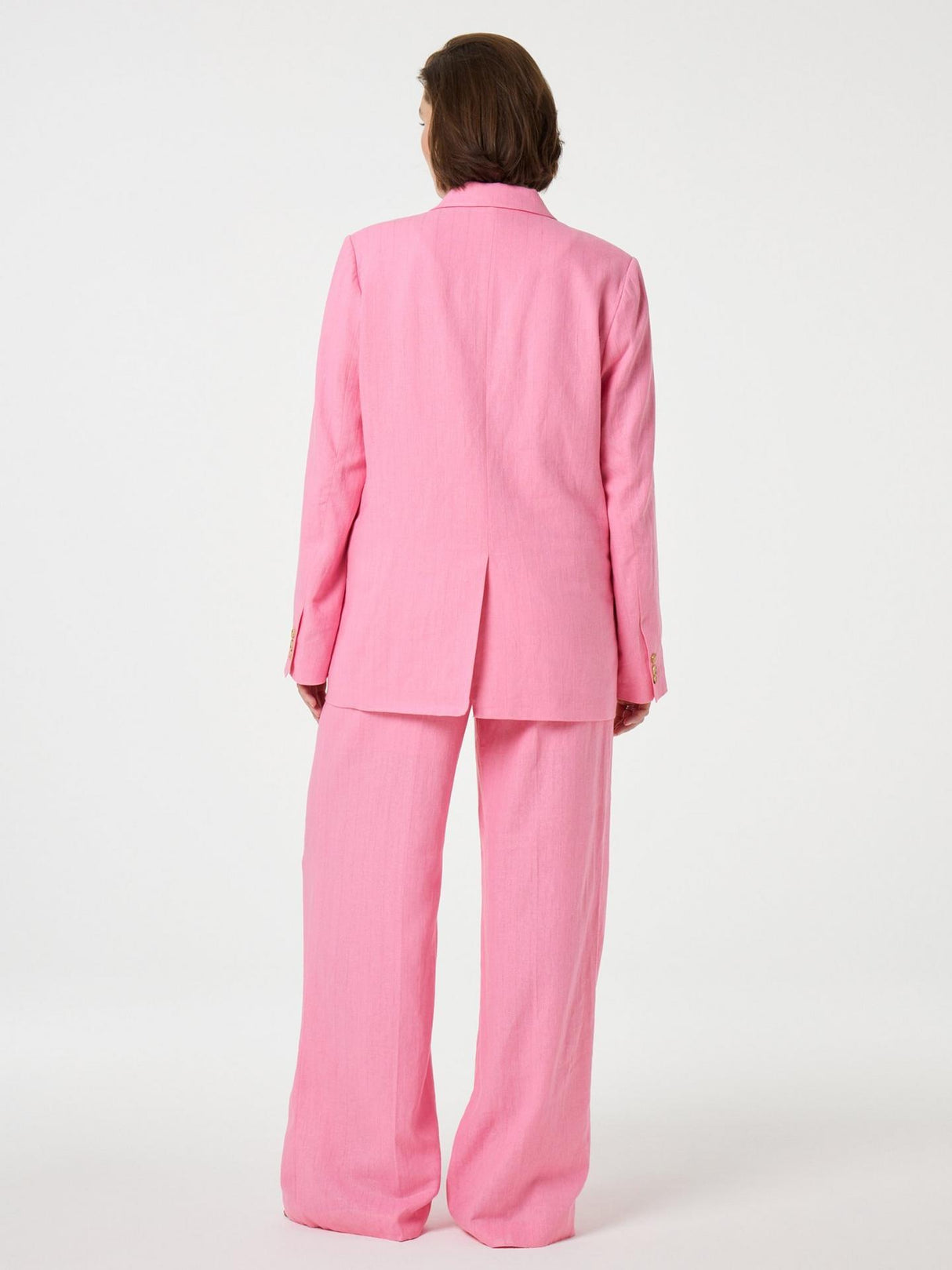 Fabienne Chapot Women's Reggy Linen Rich Blazer - Pink Glow XXL/EU  44