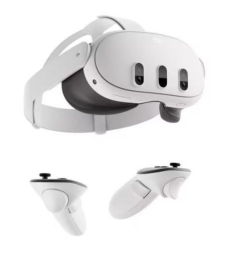Meta Quest 3 128GB All-In-One Mixed Reality Headset & Controllers - White - Kazoop 