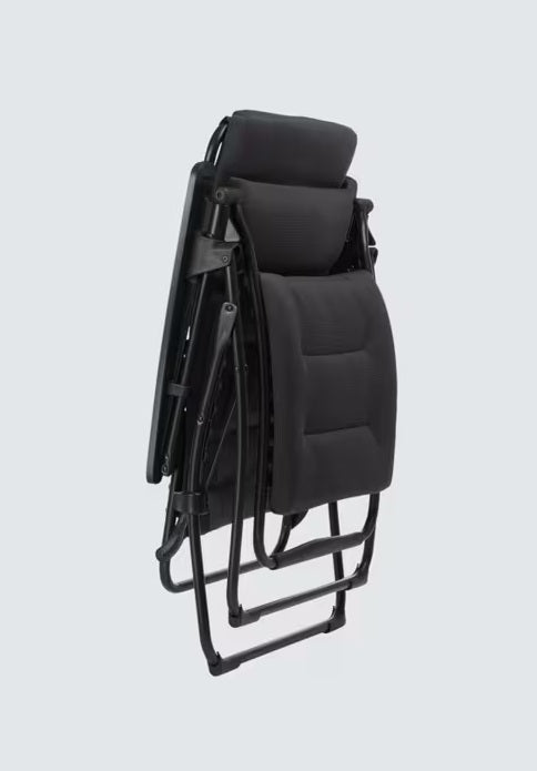 Lafuma Air Comfort Futura Garden Foldable Reclining Sun Lounger - Acier