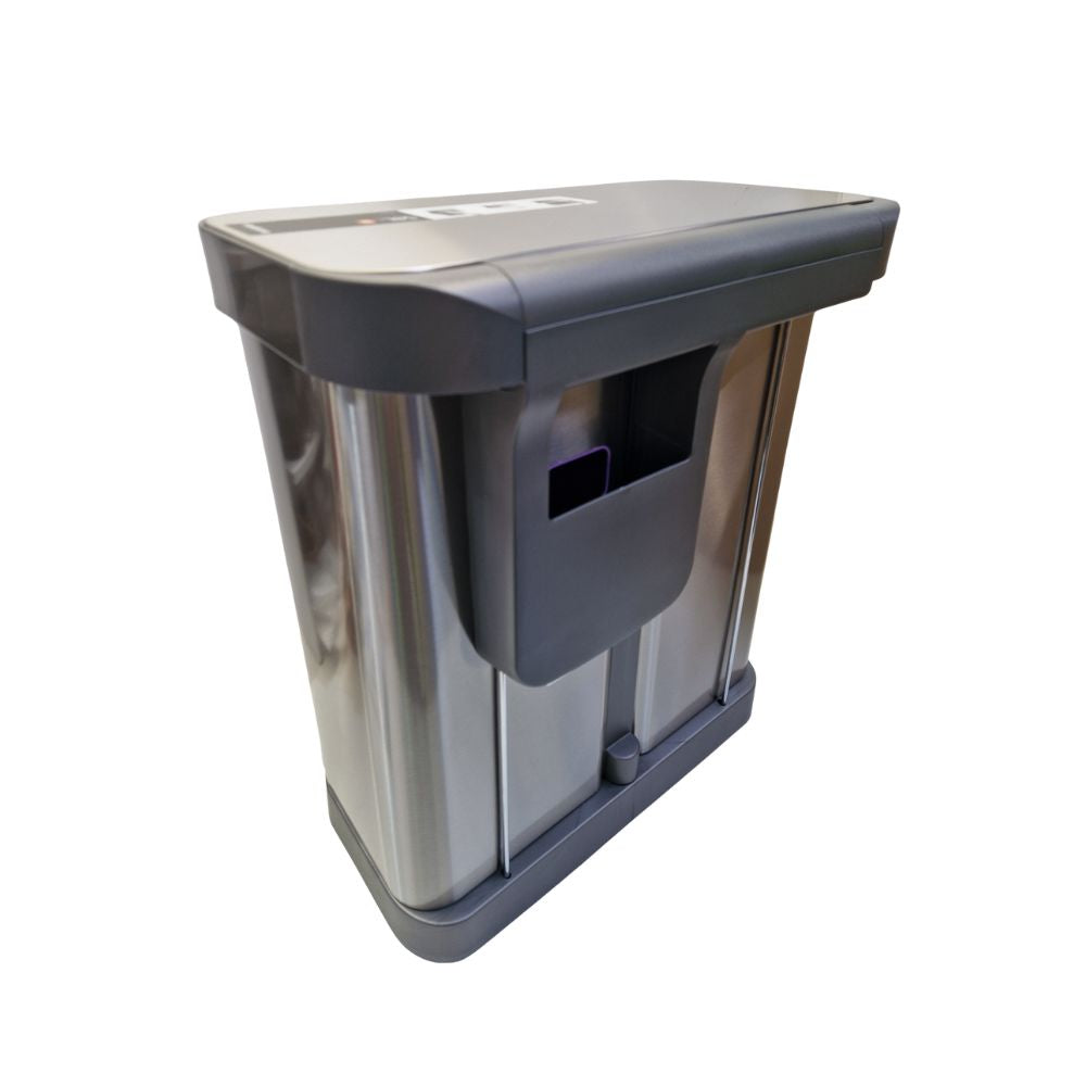 Simplehuman Recycling Liner Pocket Pedal Bin Brushed - Stainless Steel - 58L