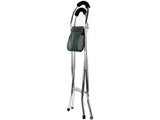 Leisurewize Aluminium Frame Padded Handles 86cm Folding Walking Stick Seat