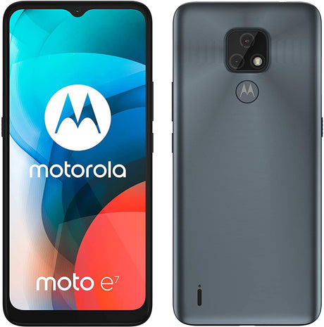 Motorola Moto E7 6.5'' 4G Smartphone 32GB Unlocked SIM-Free - Grey - Kazoop 