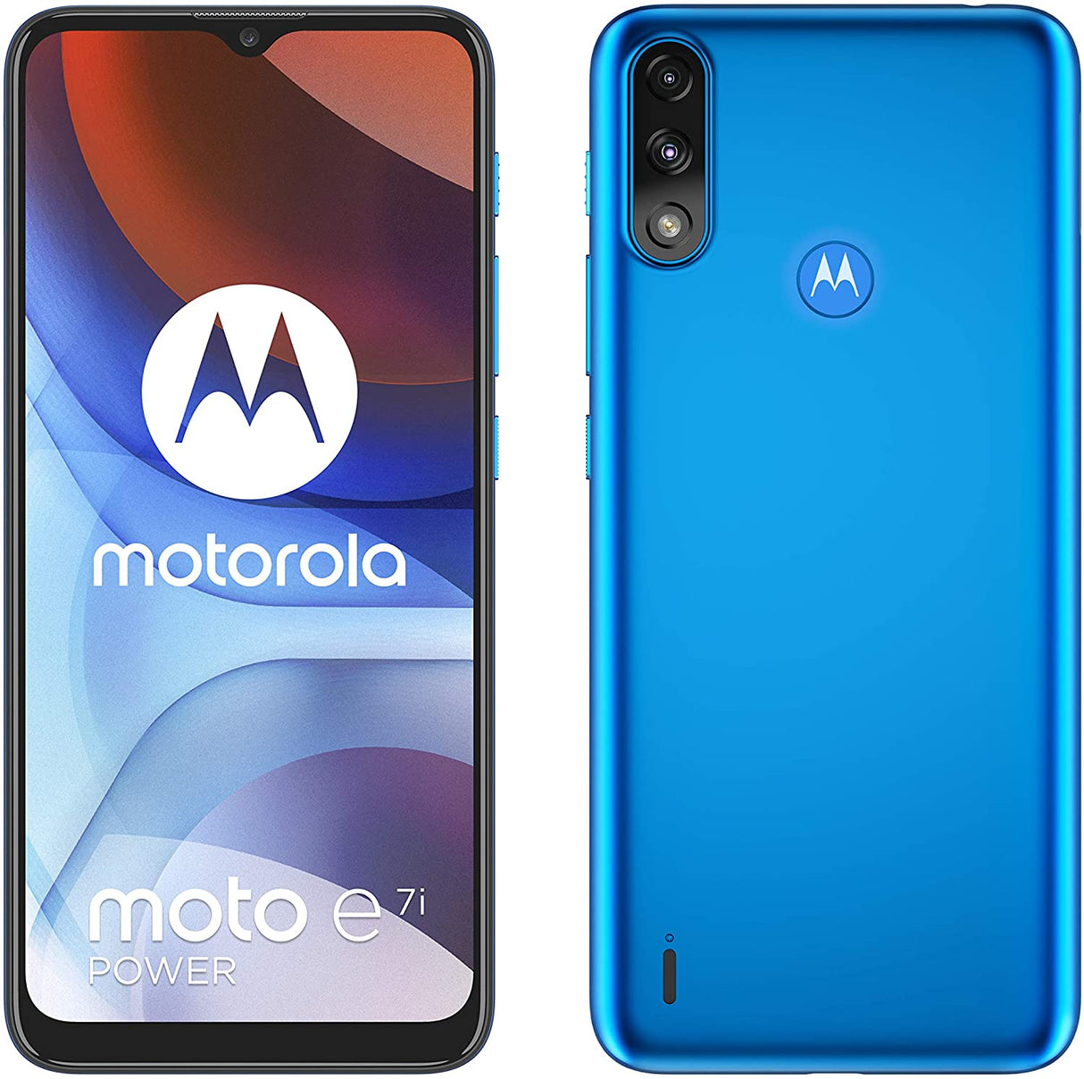 Motorola Moto E7i Power 4G Smartphone 32GB Unlocked Sim-Free - Tahiti Blue