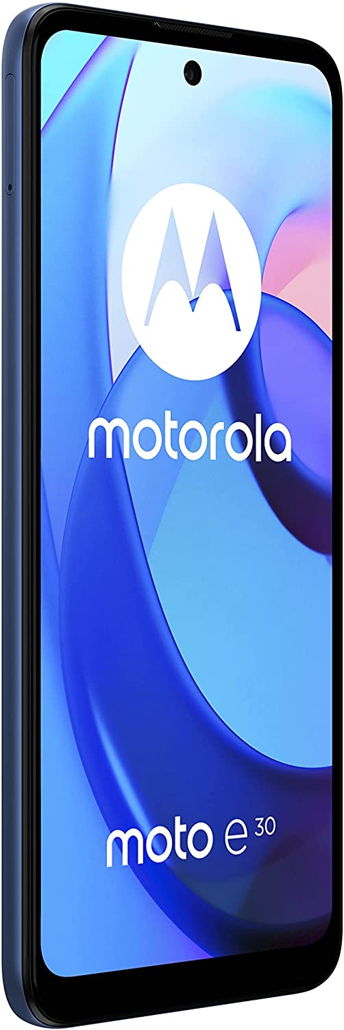 Motorola Moto e30 Dual-SIM 32GB Unlocked 4G SIM-Free Smartphone - Blue - Kazoop 