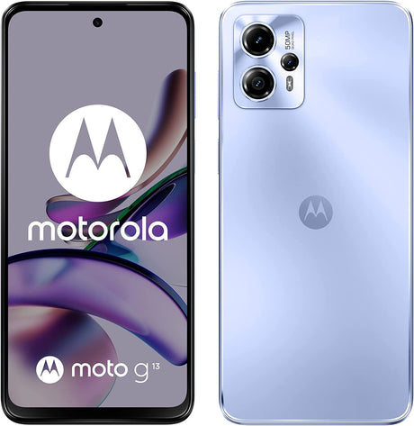 Motorola G13 128GB Smartphone 4G 6.5'' SIM-Free Unlocked - Lavender Blue - Kazoop 
