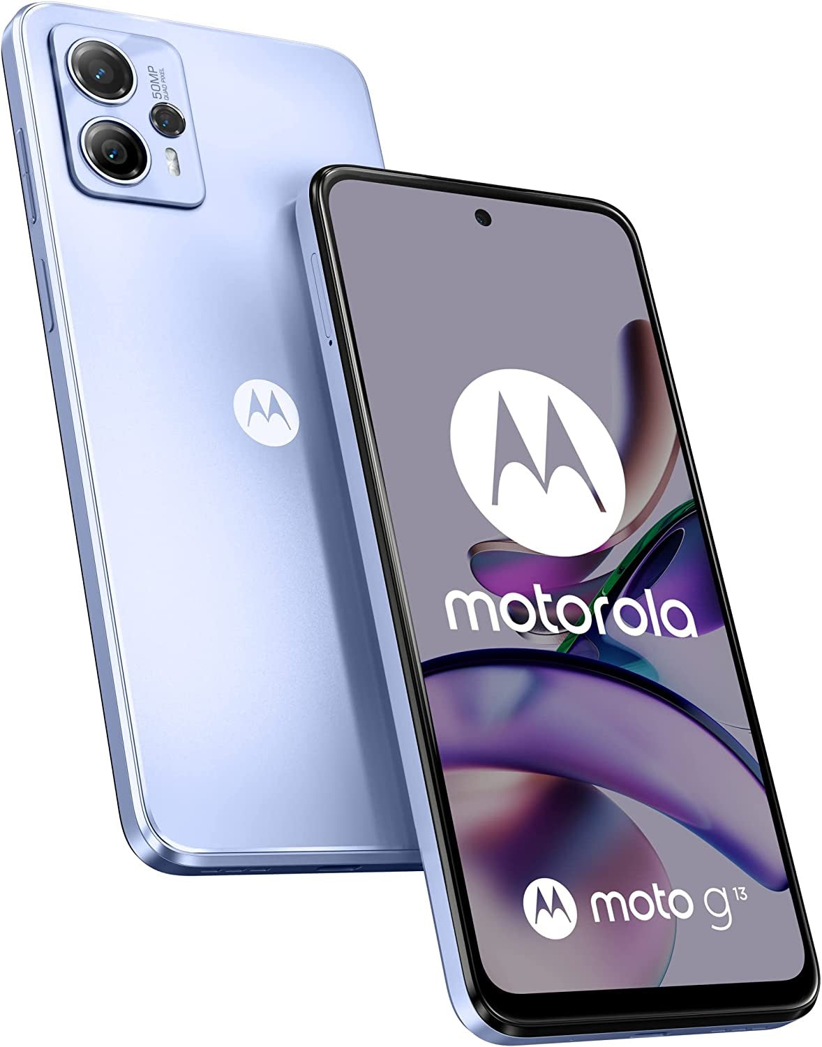 Motorola G13 128GB Smartphone 4G 6.5'' SIM-Free Unlocked - Lavender Blue - Kazoop 