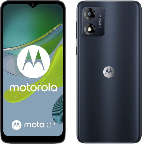 Motorola Moto E13 64GB Smartphone 4G 6.5'' Unlocked SIM-Free - Cosmic Black - Kazoop 