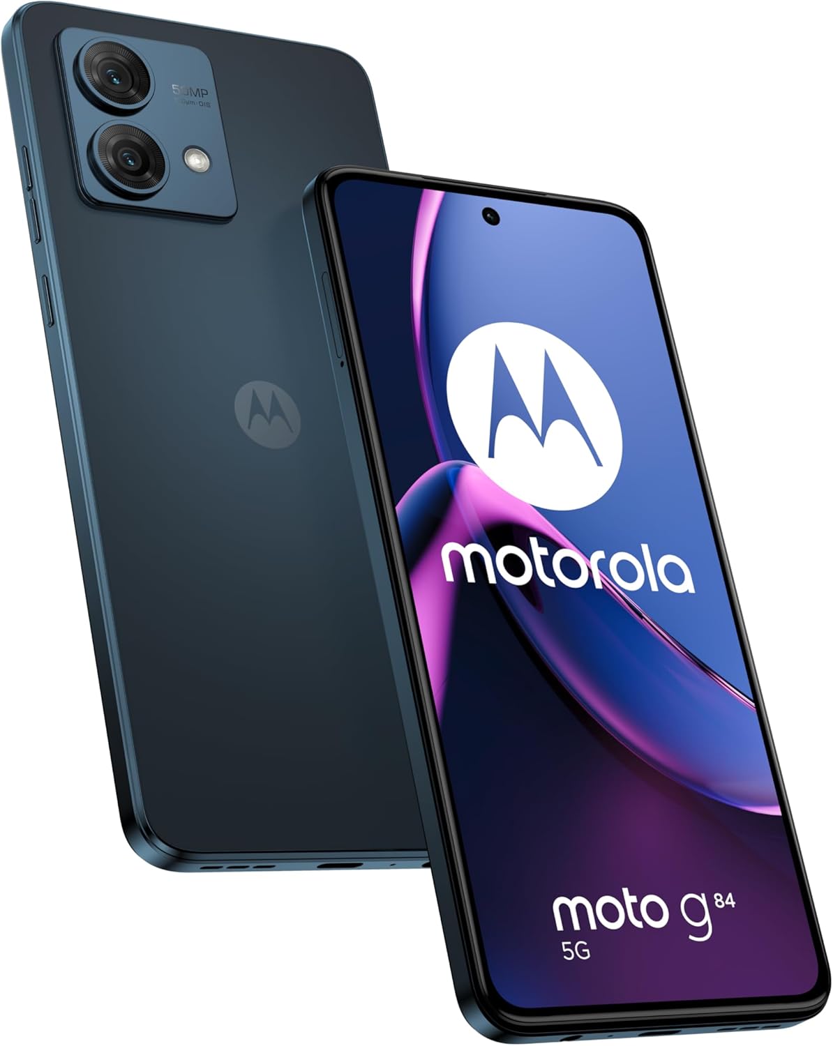 Motorola G84 5G Smartphone 256GB Unlocked Dual SIM-Free - Midnight Blue - Kazoop 
