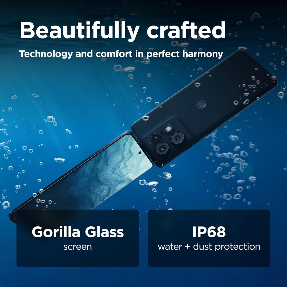 Motorola Edge 50 Pro 6.7'' 5G Smartphone 512GB Unlocked SIM-Free - Black