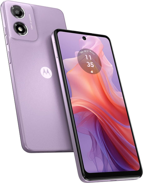 Motorola Moto E14 4G 6.5'' Smartphone 64GB Unlocked Dual-SIM - Pastel Purple - Kazoop 