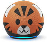 Amazon Echo Dot Kids 4th Gen Smart Speaker with Parental Controls - Tiger - Kazoop 