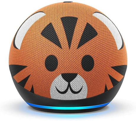 Amazon Echo Dot Kids 4th Gen Smart Speaker with Parental Controls - Tiger - Kazoop 