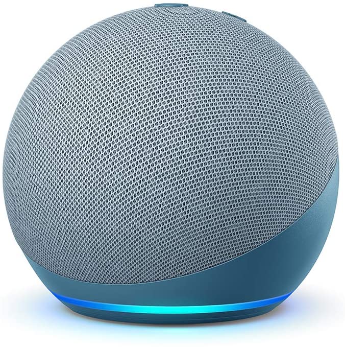 Amazon Echo Dot 4th Gen Smart Speaker with Alexa - Twilight Blue - Kazoop 