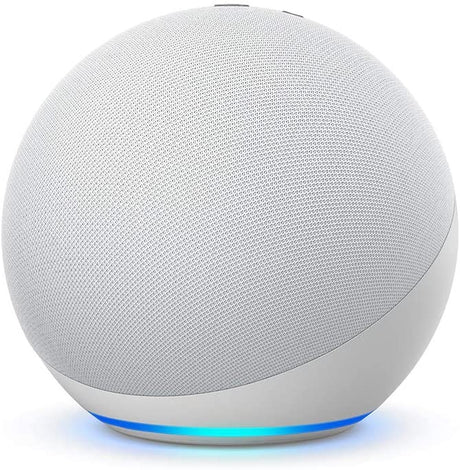 Amazon Echo Smart Speaker 4th Gen & Home Hub with Alexa - Glacier White - Kazoop 