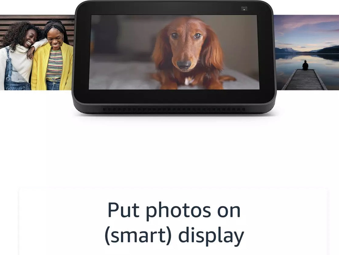 Amazon Echo Show 5 2021 2nd Gen Smart Display with Alexa - Charcoal - Kazoop 