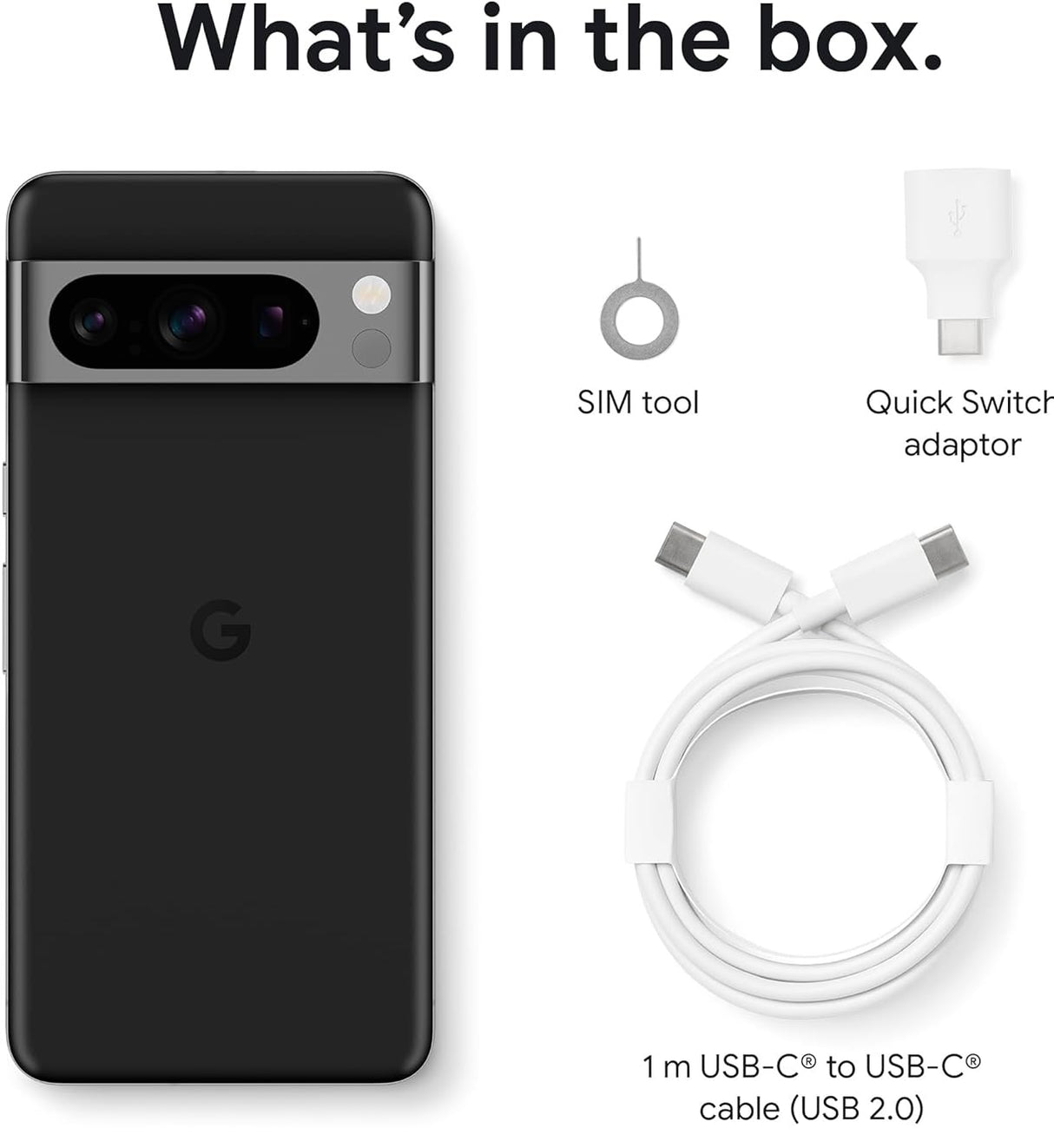 Google Pixel 8 Pro 5G 128GB Dual-SIM Smartphone 12GB RAM SIM-Free - Obsidian - Kazoop 