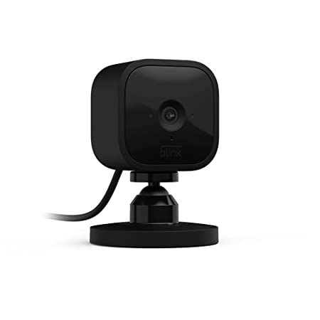 Blink Mini Indoor Plug-In HD Smart Security Camera - Black - Kazoop 
