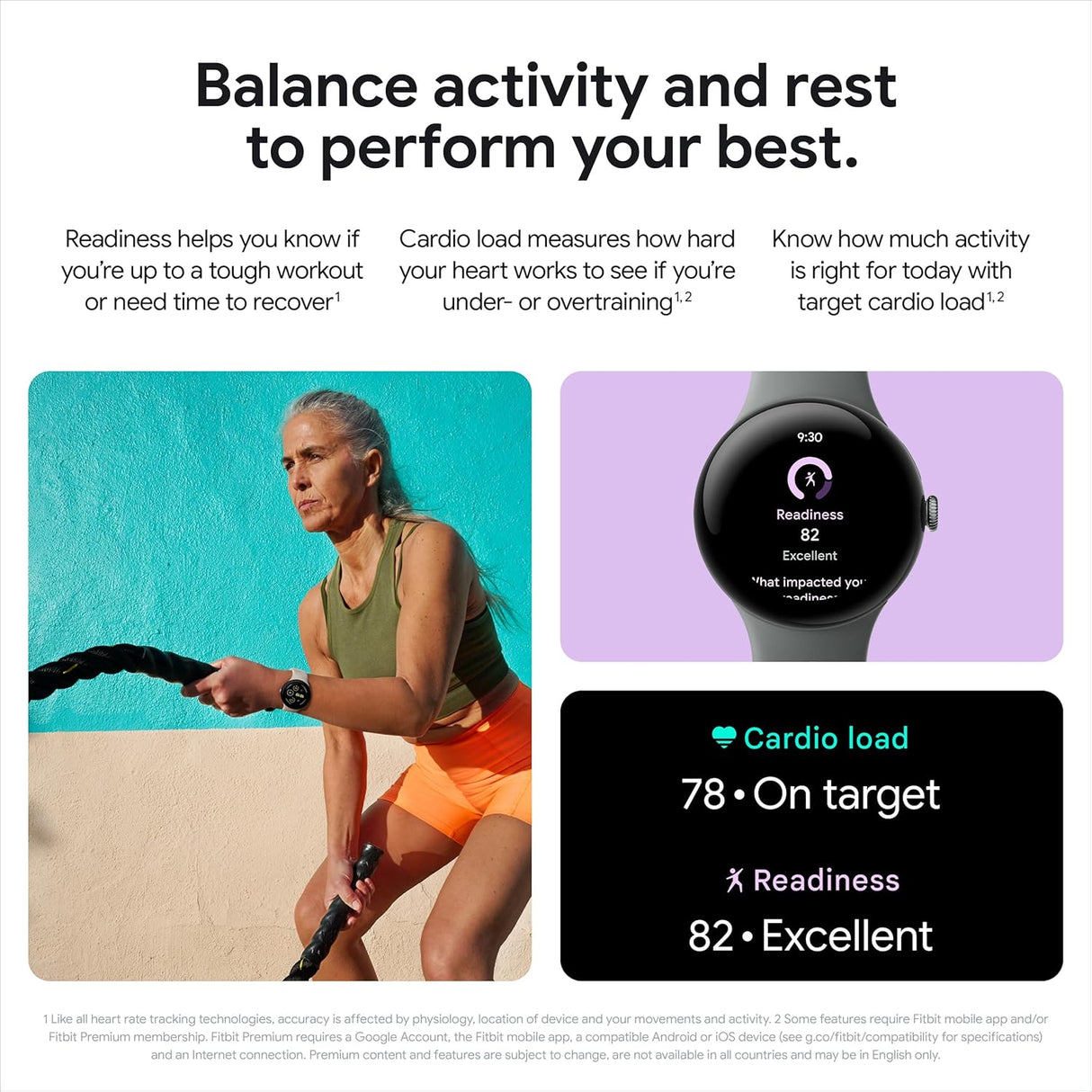 Google Pixel Watch 3 45mm GPS WiFi Heart Rate Tracker Smartwatch - Porcelain