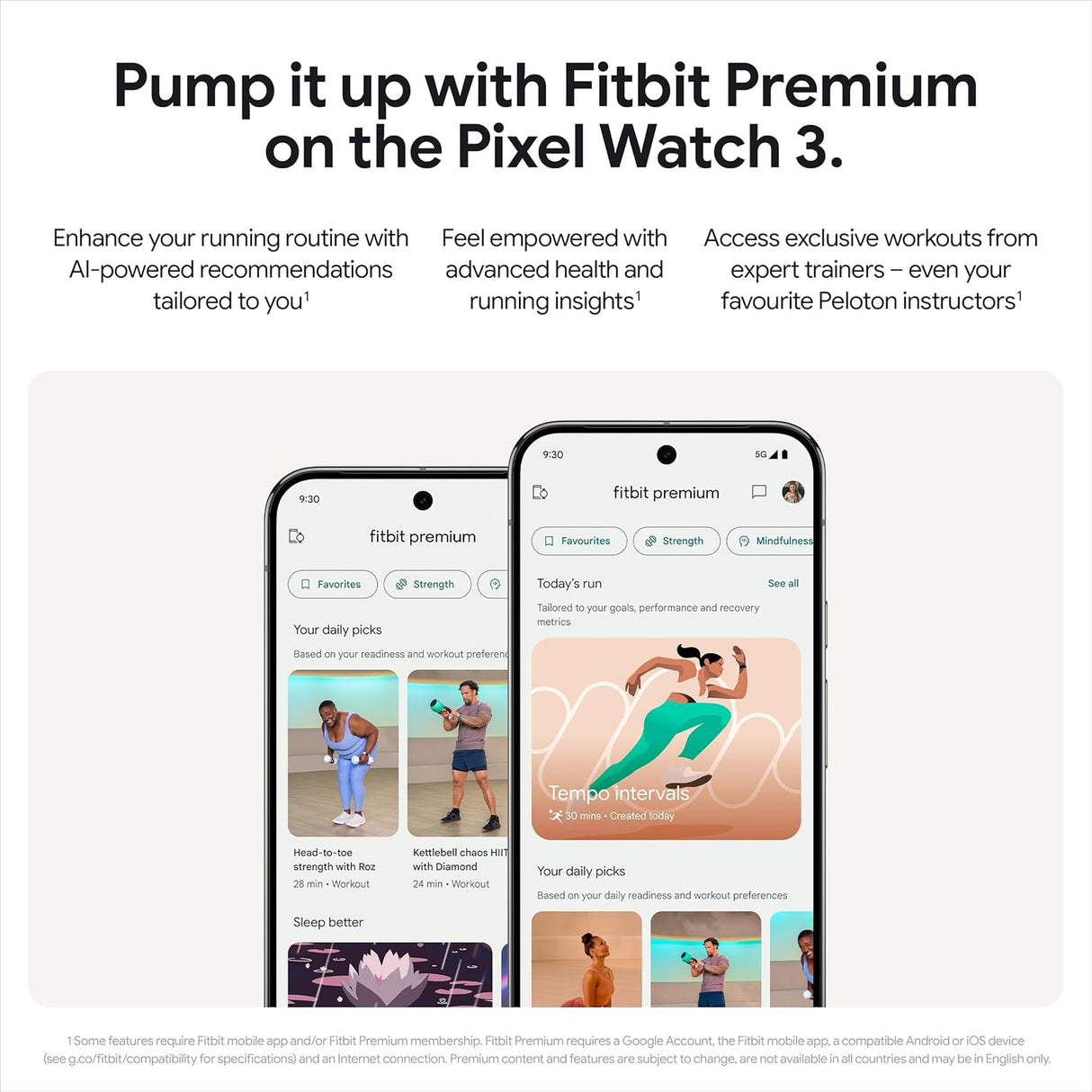 Google Pixel Watch 3 45mm GPS WiFi Heart Rate Tracker Smartwatch - Porcelain