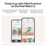 Google Pixel Watch 3 45mm GPS WiFi Heart Rate Tracker Smartwatch - Porcelain