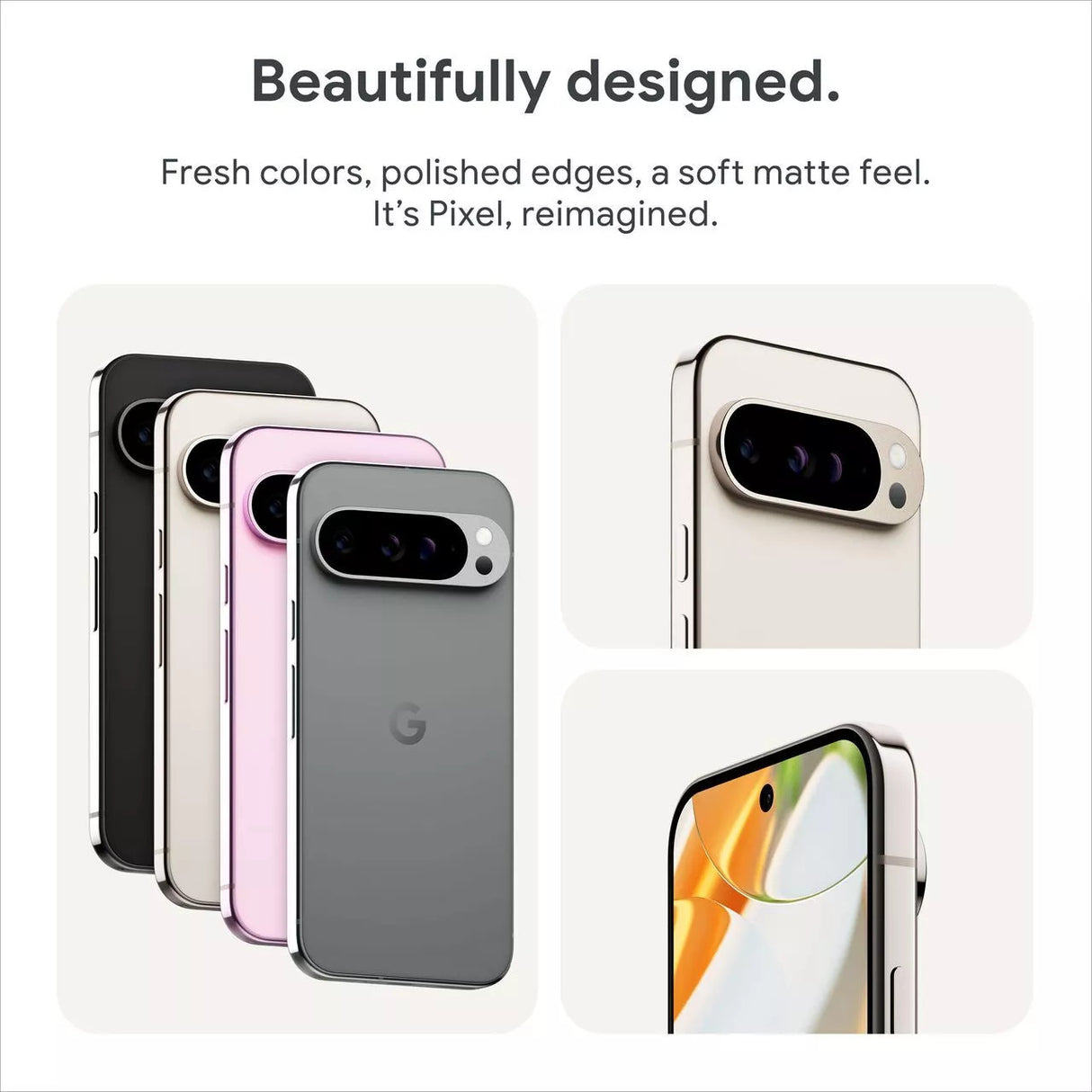 Google Pixel 9 Pro XL 6.8" 128GB 5G Smartphone 16GB RAM Unlocked - Obsidian - Kazoop 