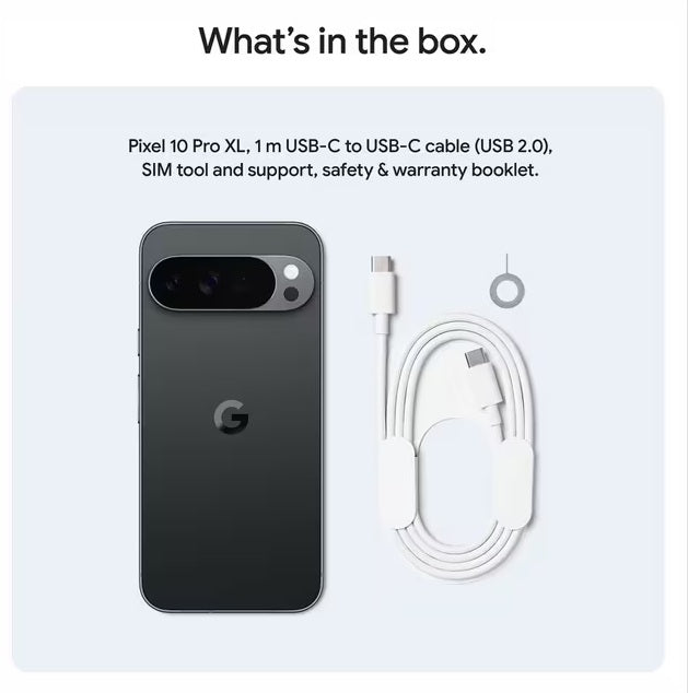 Google Pixel 10 Pro XL 6.8'' 5G Smartphone 256GB Unlocked SIM-Free - Black