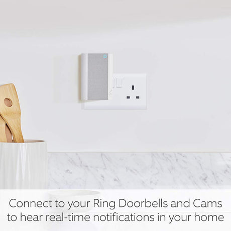 Ring Chime Pro 2nd Generation Smart Home Doorbell Wi-Fi Extender - White