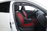 Sparco SPC1019RS 11-Piece Polyester Car Seat Cover Set S-Line Corsa - Red