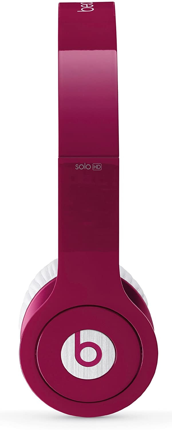 Beats by Dr. Dre Solo HD Wired On-Ear Headphones - Pink/White - Kazoop 