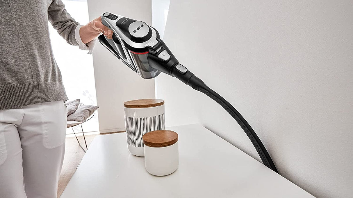 Bosch Unlimited Serie 8 BCS8224GB ProHome Vacuum Cleaner - White/Black - Kazoop 