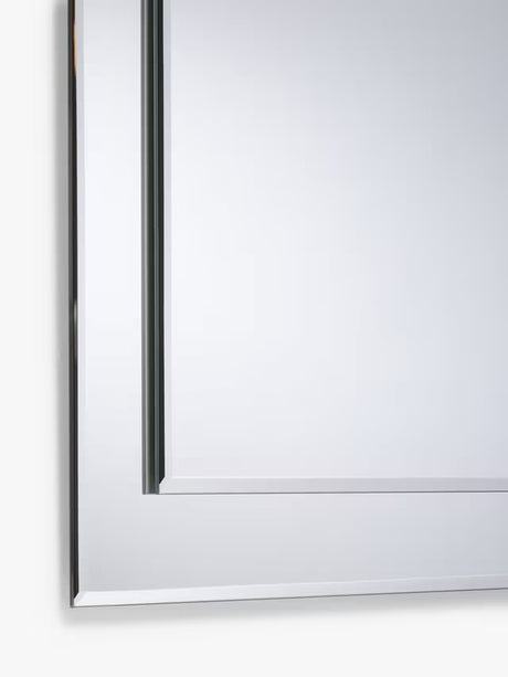 John Lewis Duo Large Modern Rectangle Glass Bathroom Mirror H80 x W60cm