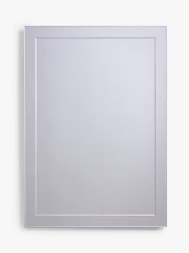 John Lewis Duo Large Modern Rectangle Glass Bathroom Mirror H80 x W60cm