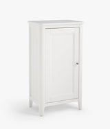 John Lewis Portsman White Bathroom Single Towel Cupboard 83.2 x 46 x 32.5cm