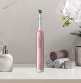 Oral-B Pro Series 3 Pink Electric Toothbrush + Exclusive Flora Travel Case