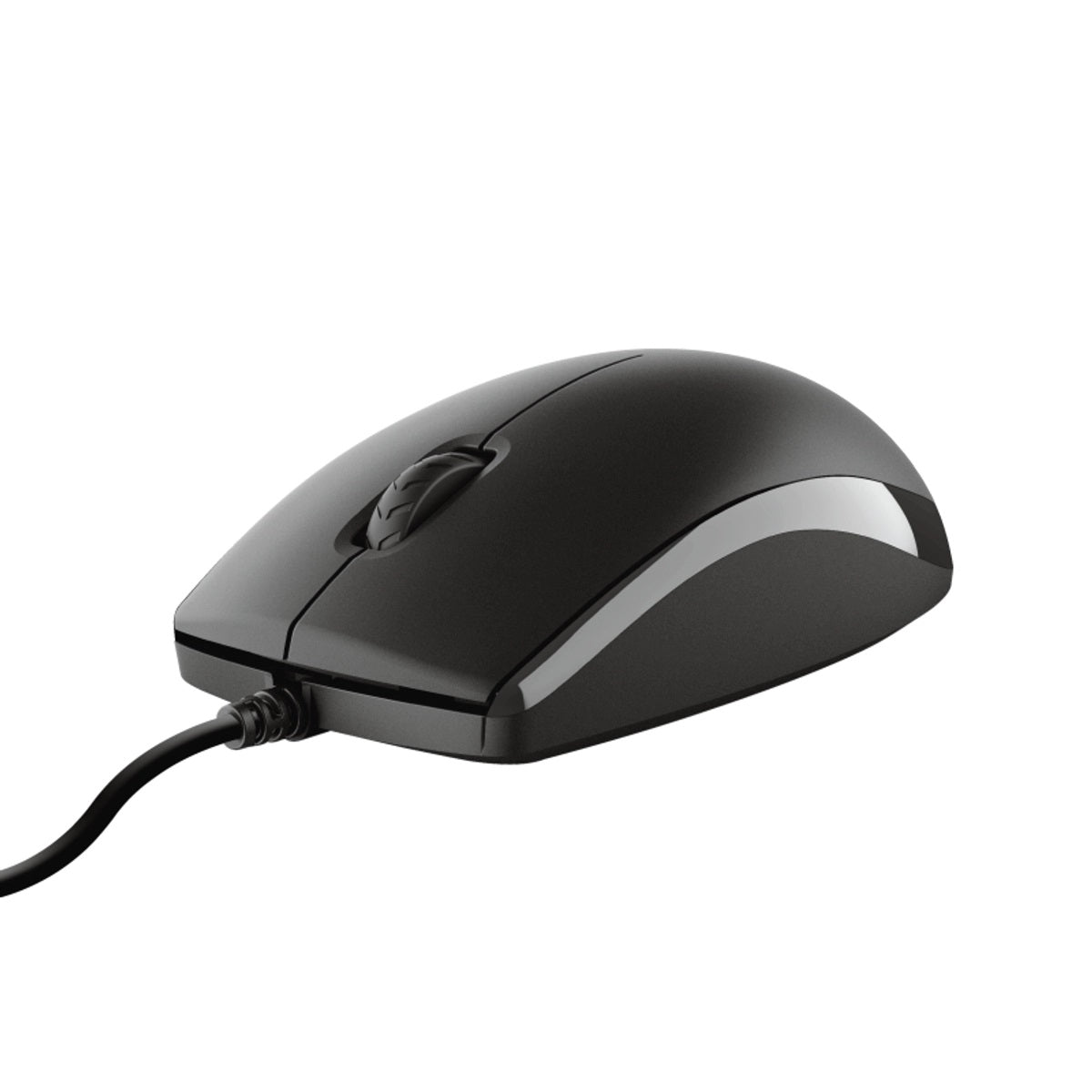 Trust TKM-250 QWERTY UK USB Wired Keyboard & Mouse Set - Black - Kazoop 