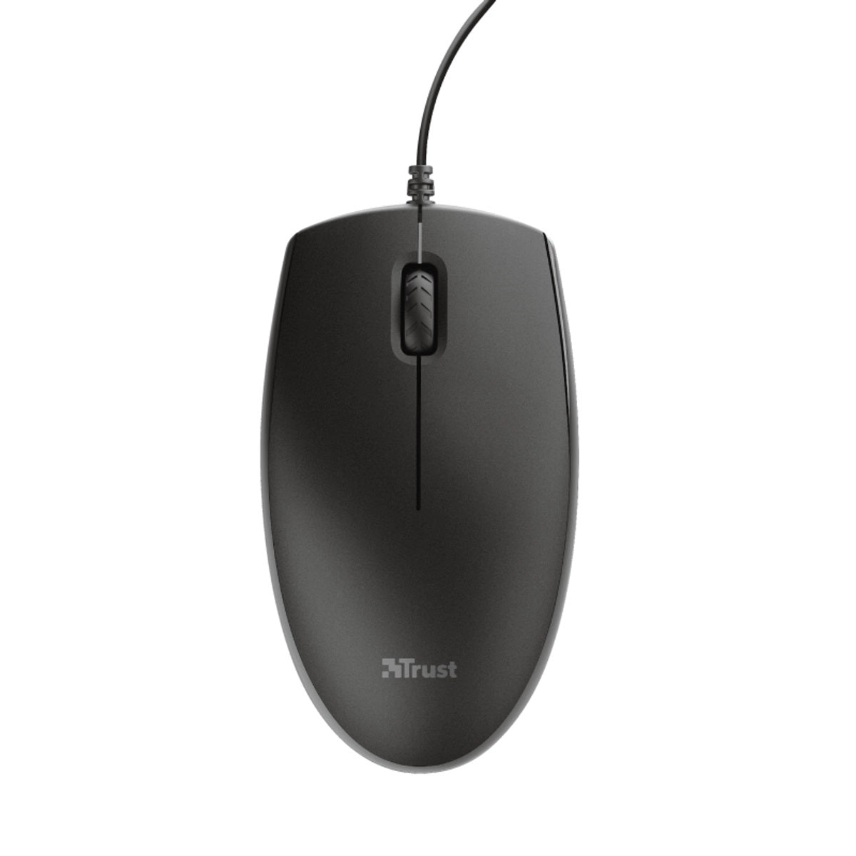 Trust TKM-250 QWERTY UK USB Wired Keyboard & Mouse Set - Black - Kazoop 