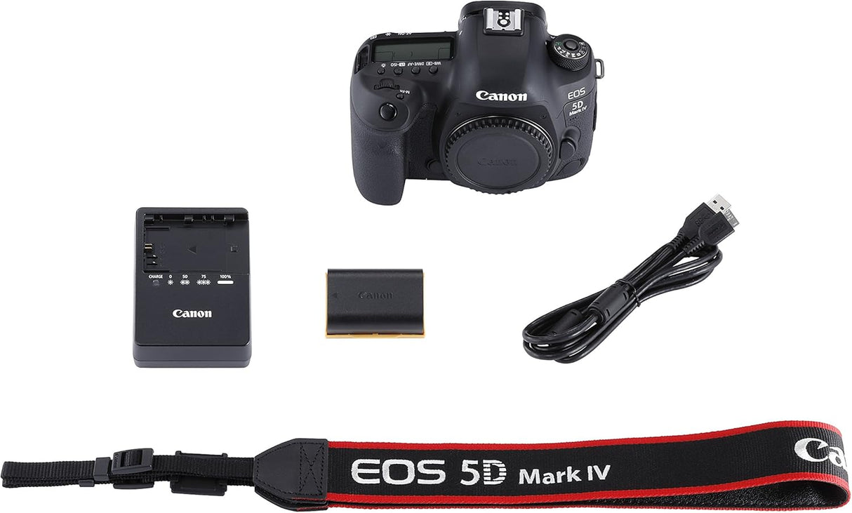 Canon EOS 5D MKIV 4KUHD WiFi Digital Camera Body Only - Black
