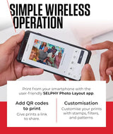 Canon SELPHY CP1500 3.5'' Display Wireless Portable Photo Printer - Black