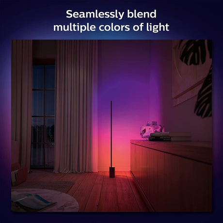 Philips Hue Signe Gradient 2550 Lumens Smart Floor Lamp - Black - Kazoop 