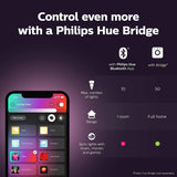 Philips Hue Signe Gradient 2550 Lumens Smart Floor Lamp - Black - Kazoop 