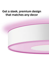 Philips Hue Colour Ambiance Xamento LED Smart Bathroom Ceiling Light - Large