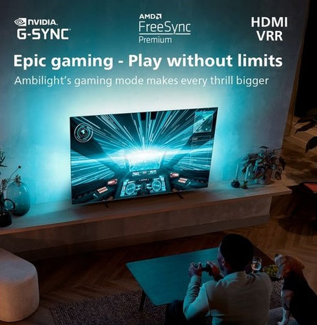 Philips Ambilight 55OLED707 55" OLED HDR 4K Ultra HD Smart TV with Freeview